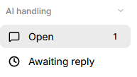 AI Handling view