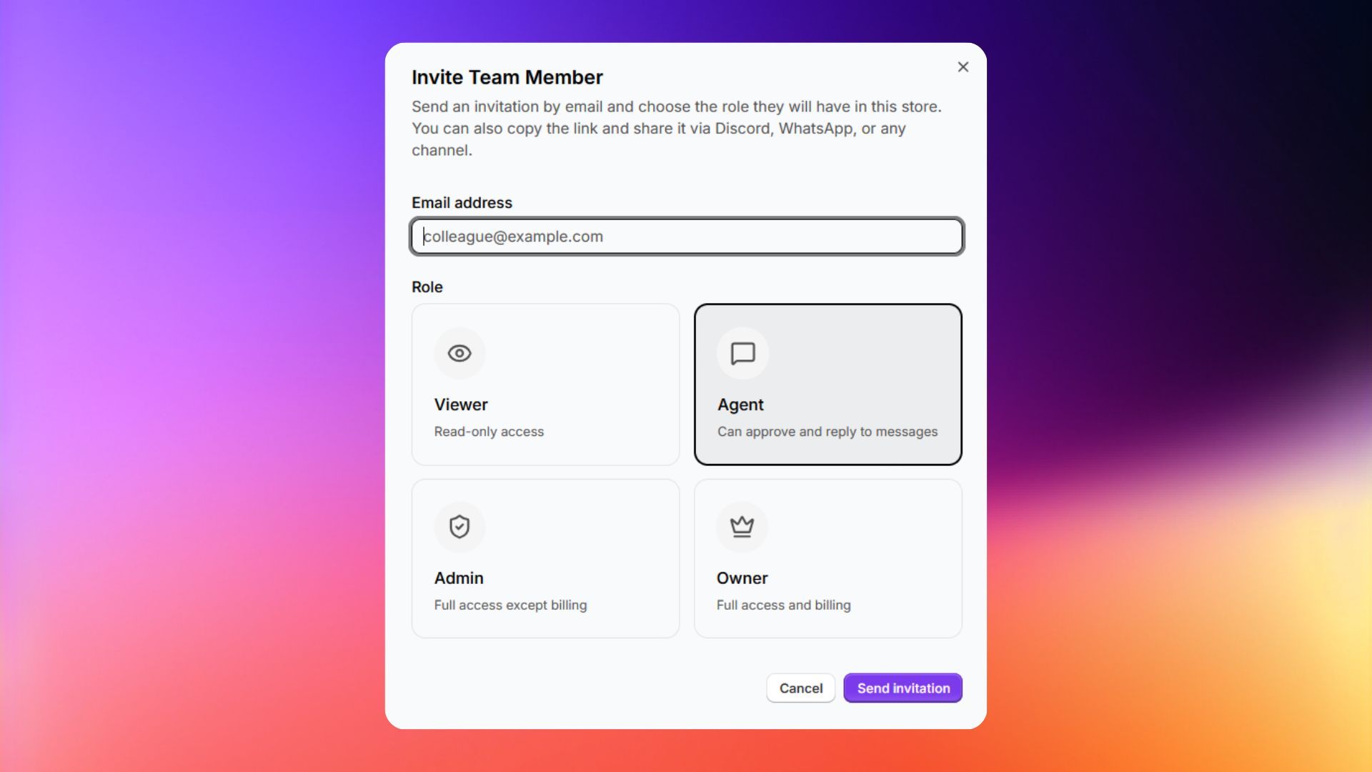 Invite member